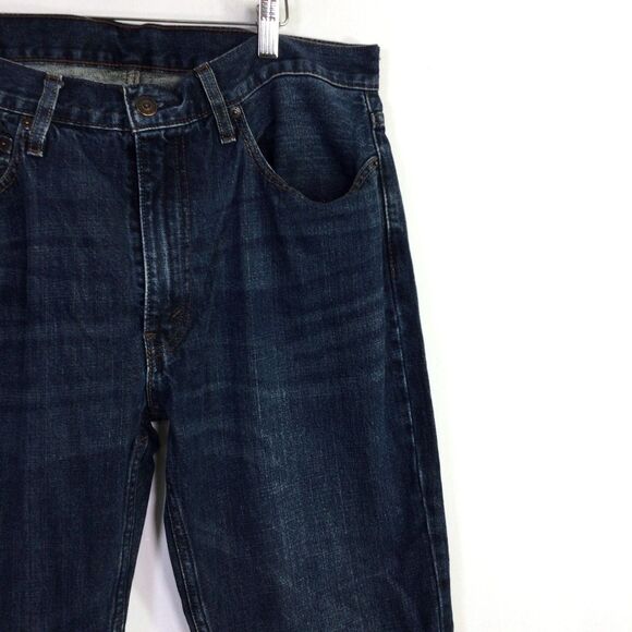 Levi's 527 Mens Slim Leg Jeans Dark Wash Blue Size 36X32 - Picture 7 of 16